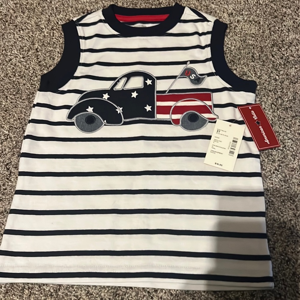 Gymboree America 3T Boys Tank Top